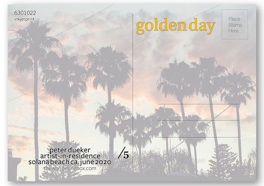 Golden Day - California Residency 2020